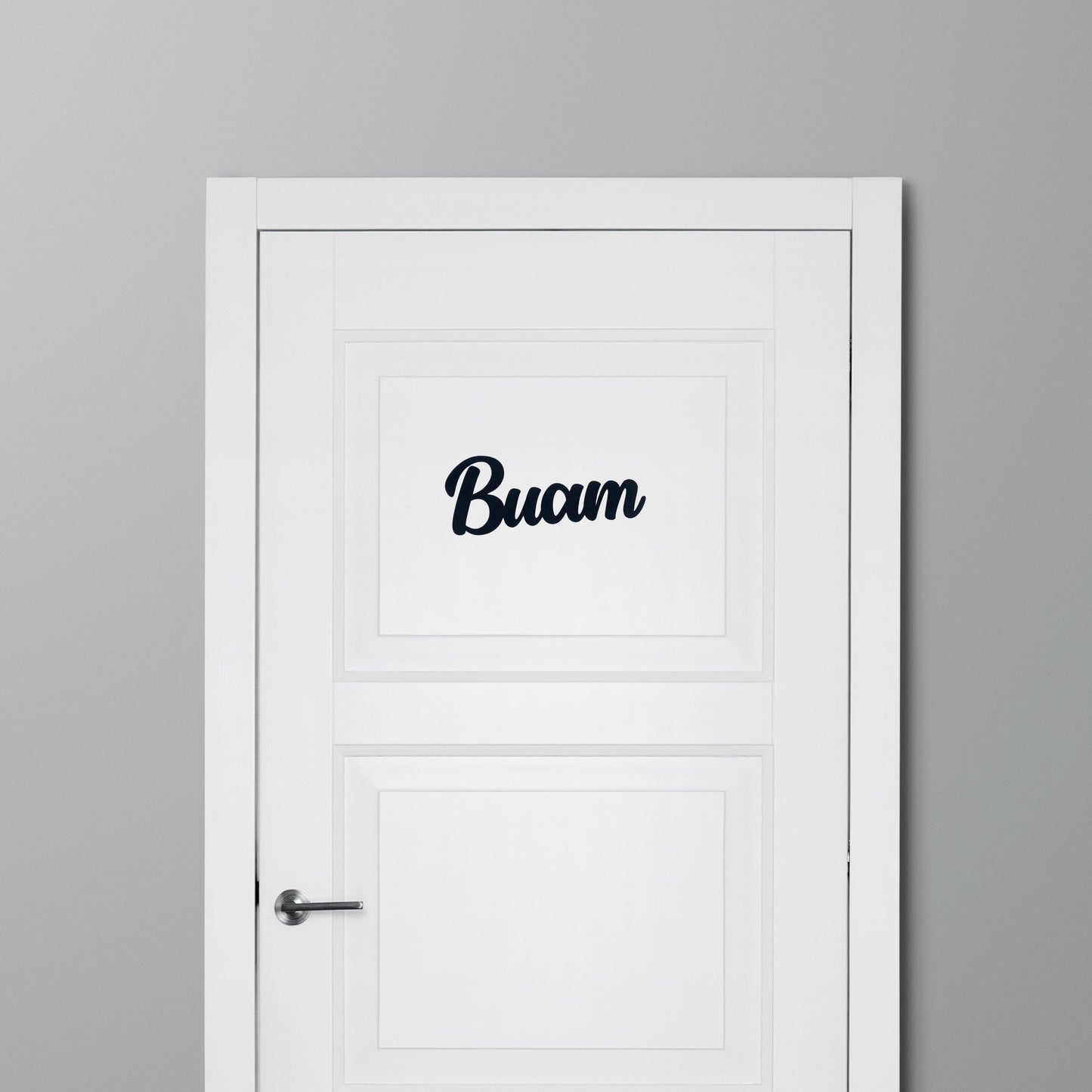 Klebendes Buam Türschild als moderne Türdekoration – Produktansicht 8