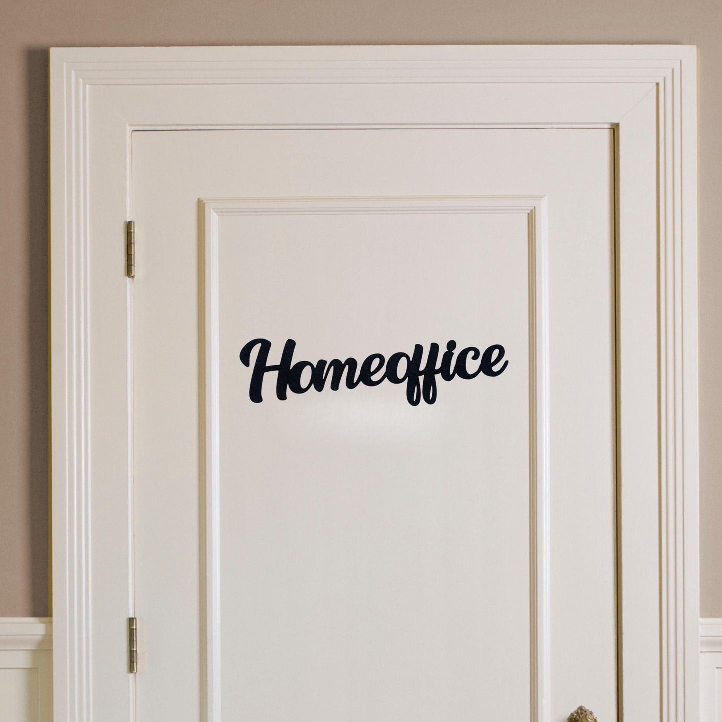 Klebendes Homeoffice Türschild als moderne Türdekoration – Produktansicht 7