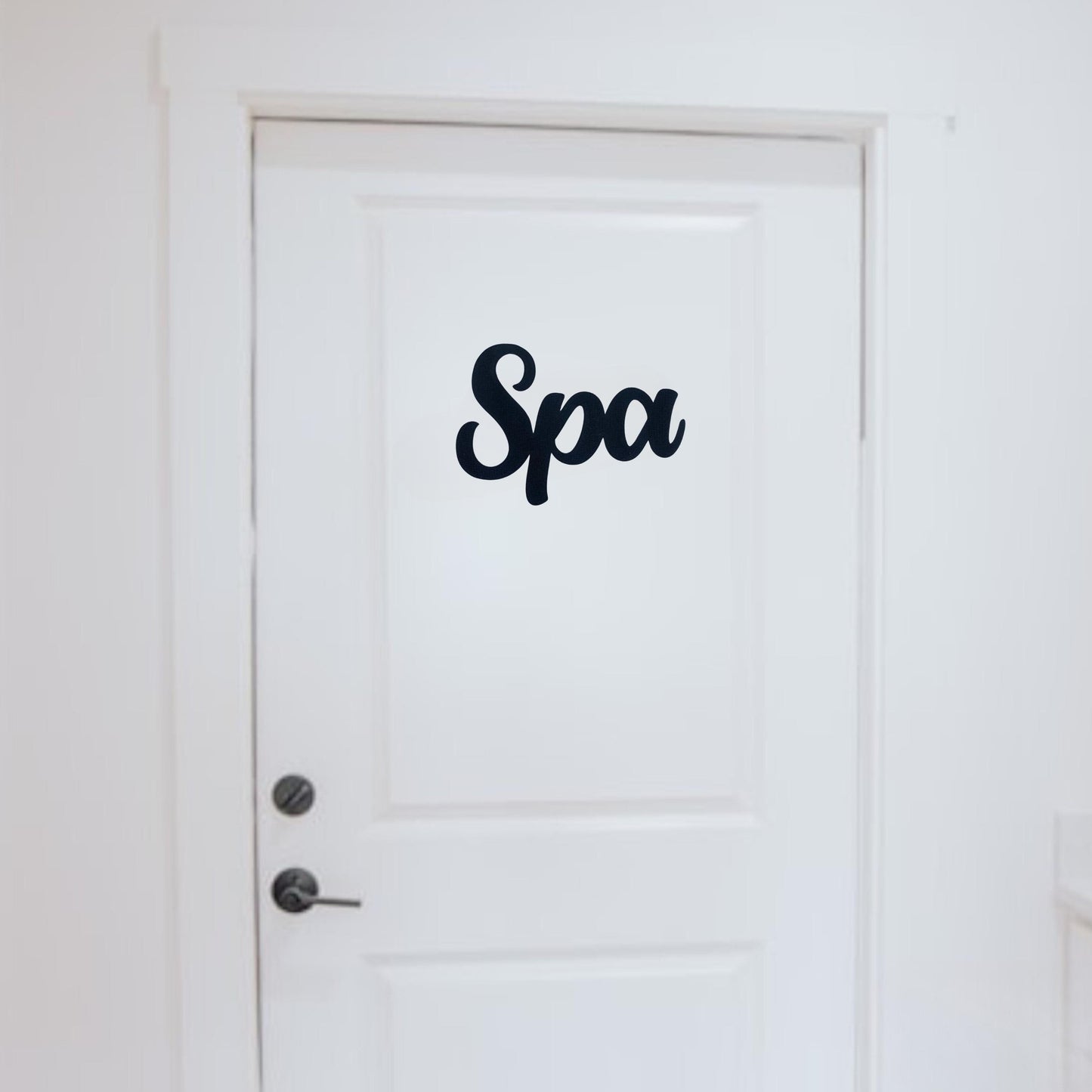 Klebendes Spa Türschild als moderne Türdekoration – Produktansicht 10