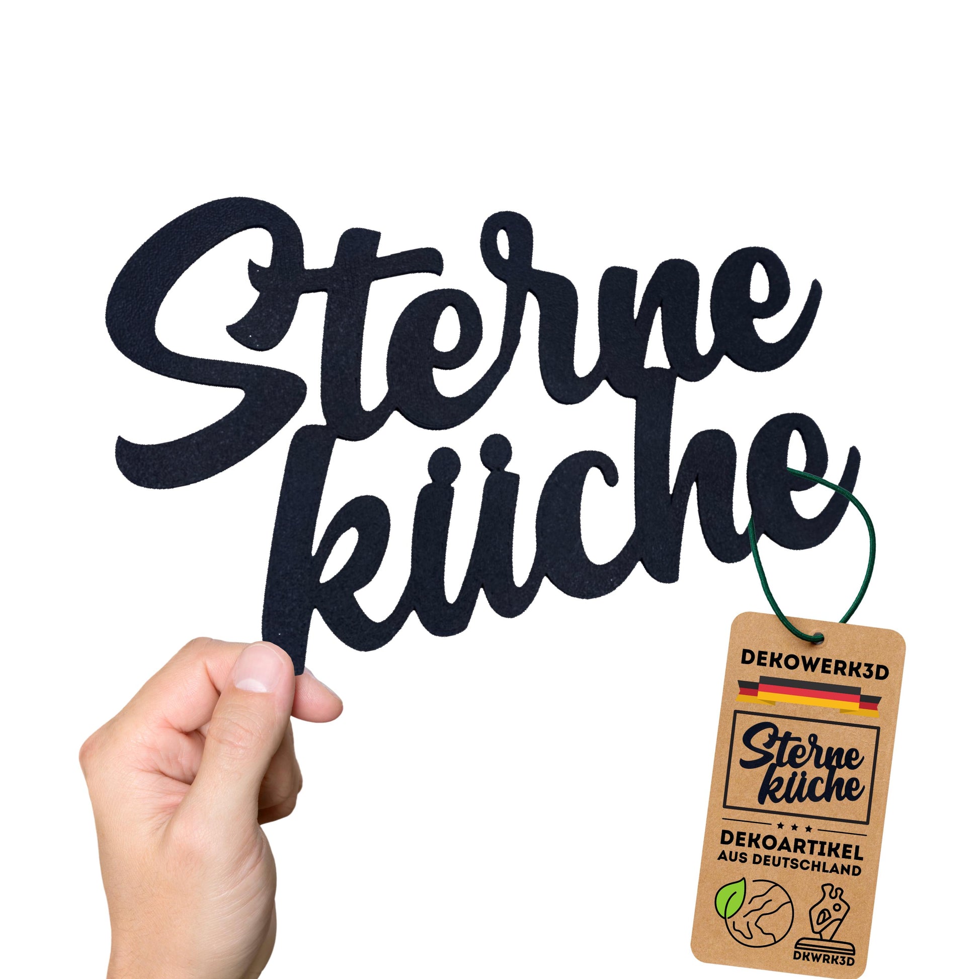 Klebendes Sterneküche Schild als moderne Wanddekoration – Produktansicht 6