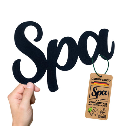 Klebendes Spa Türschild als moderne Türdekoration – Produktansicht 5