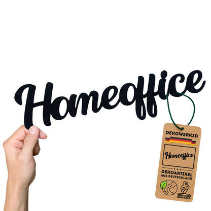 Klebendes Homeoffice Türschild als moderne Türdekoration – weitere Produktansicht