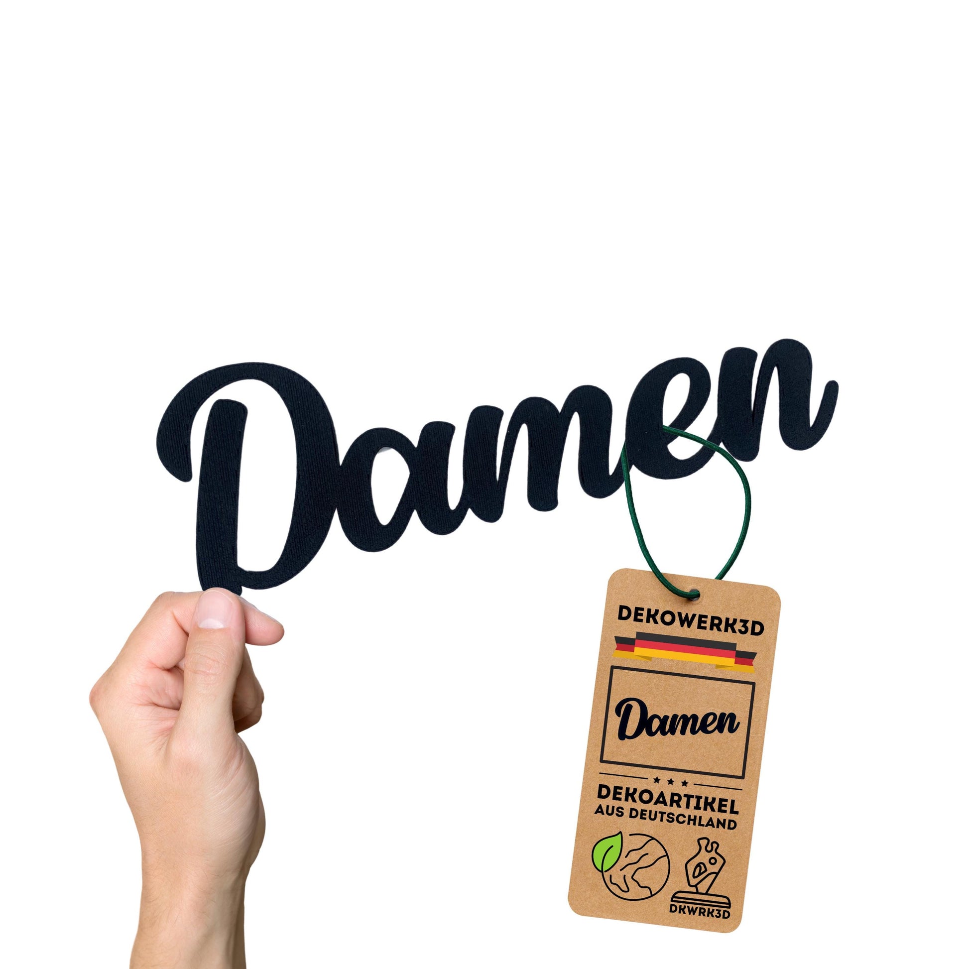 Klebendes Damen Türschild als moderne Türdekoration – Produktansicht 5