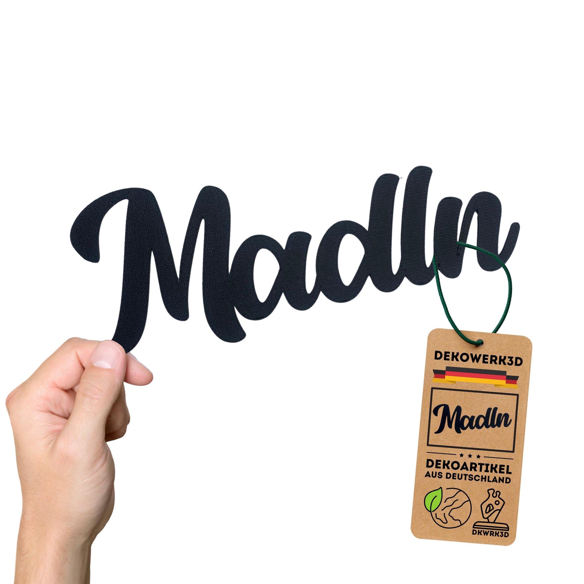Klebendes Madl Schild als moderne Türdekoration – Produktansicht 6
