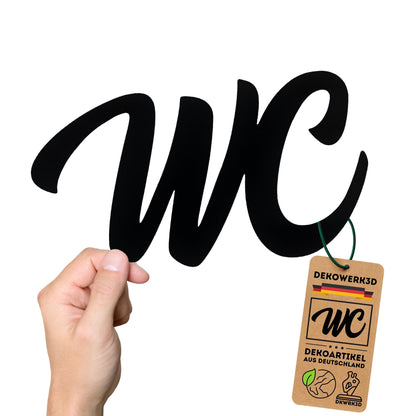 Klebendes WC Türschild als moderne Türdekoration – Produktansicht 6