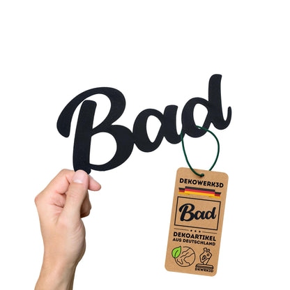 Klebendes Bad Türschild als moderne Türdekoration – Produktansicht 5
