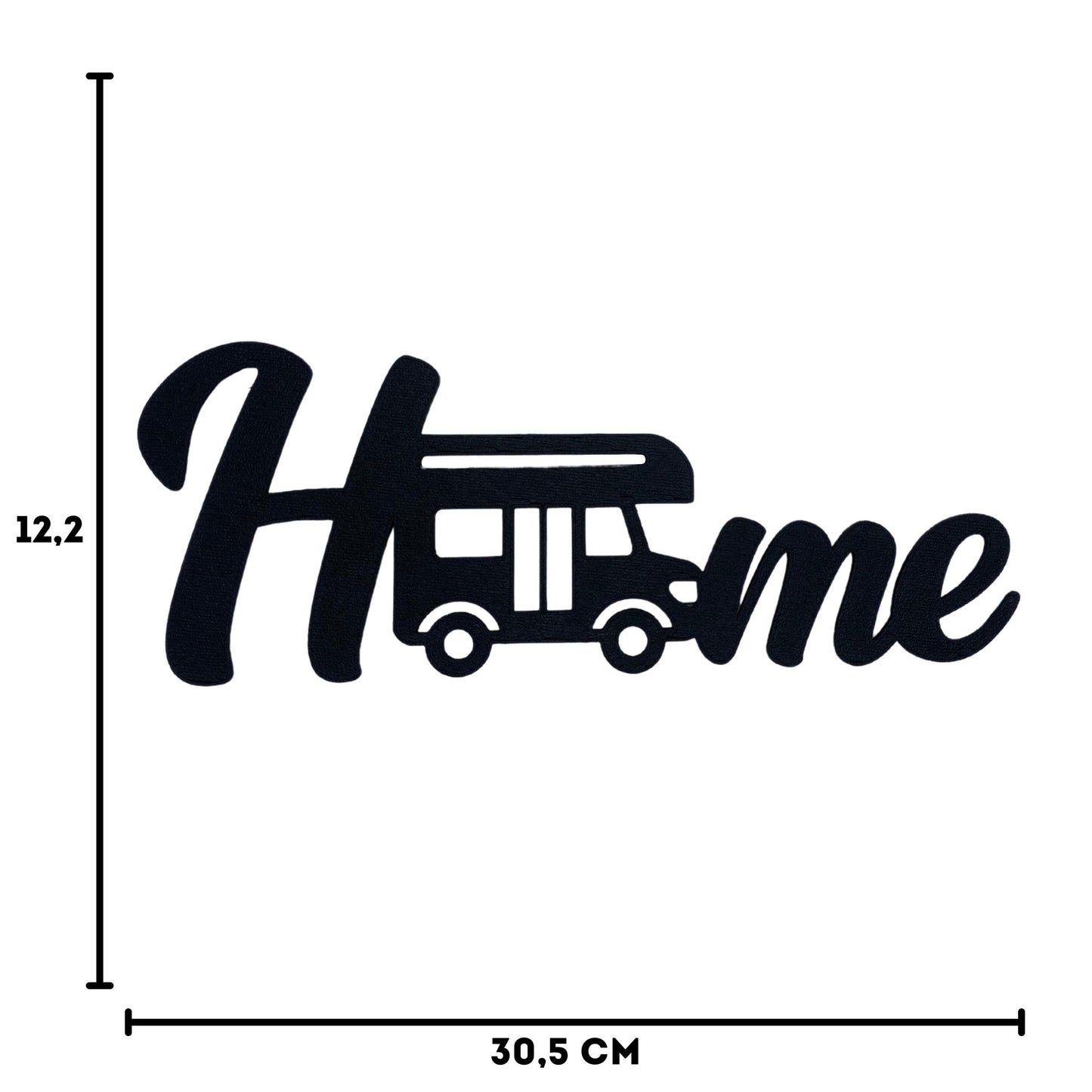 Klebendes Home Schild Camper als moderne Wanddekoration – Produktansicht 5