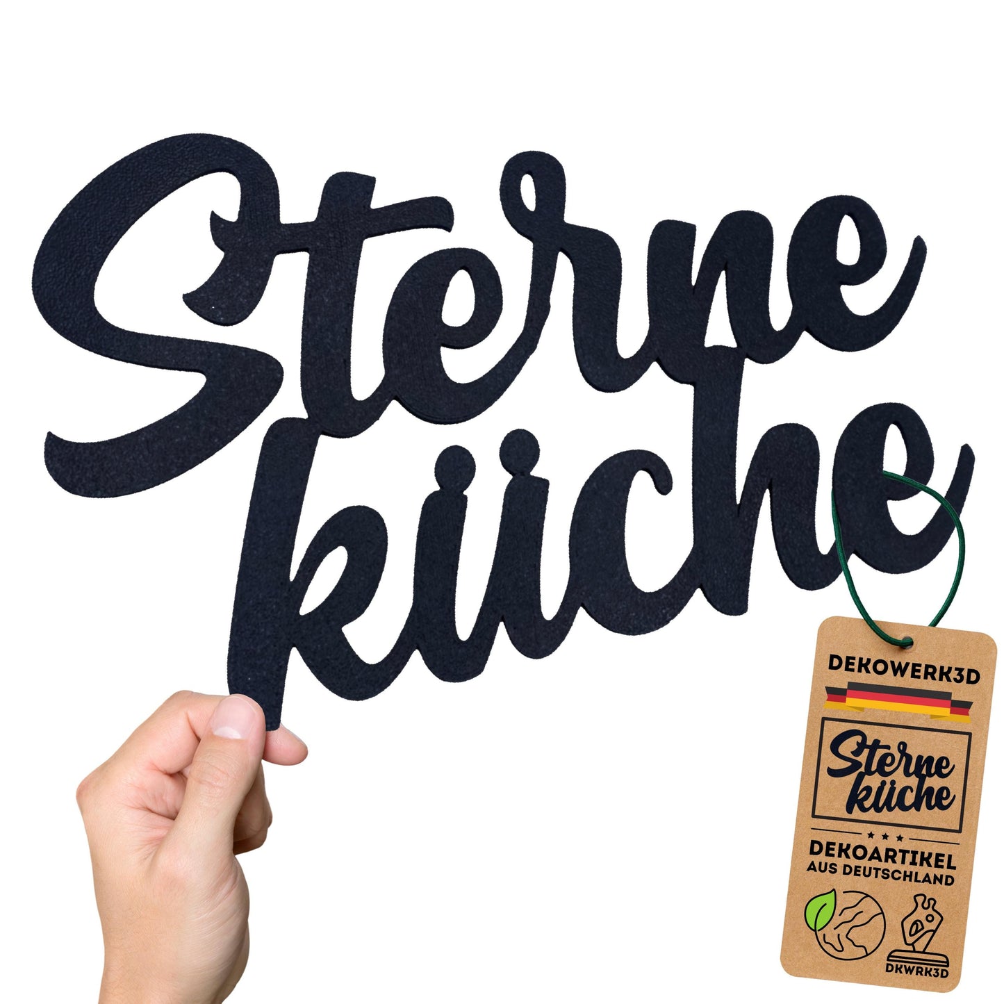 Klebendes Sterneküche Schild als moderne Wanddekoration – Produktansicht 5
