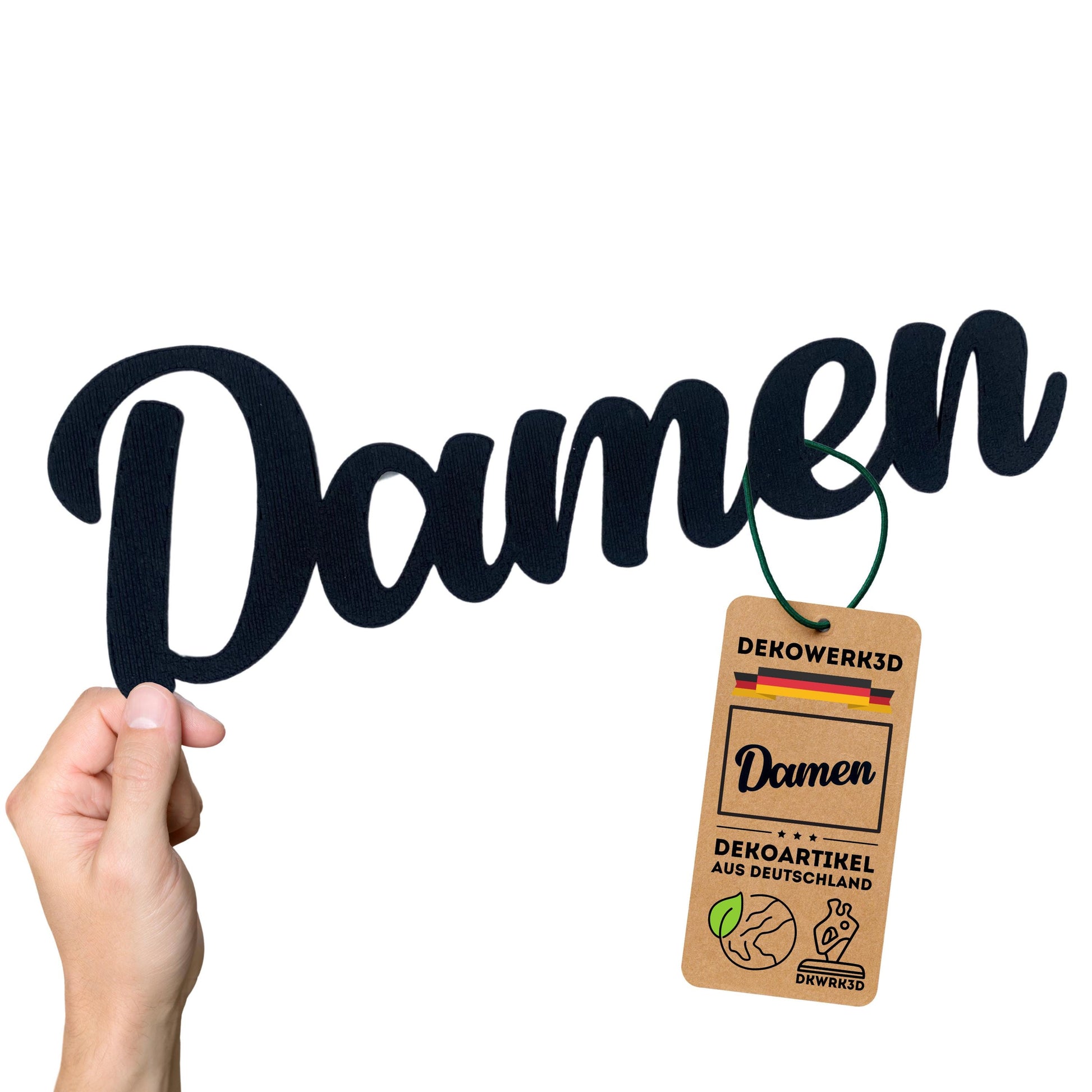 Klebendes Damen Türschild als moderne Türdekoration – Produktansicht 6