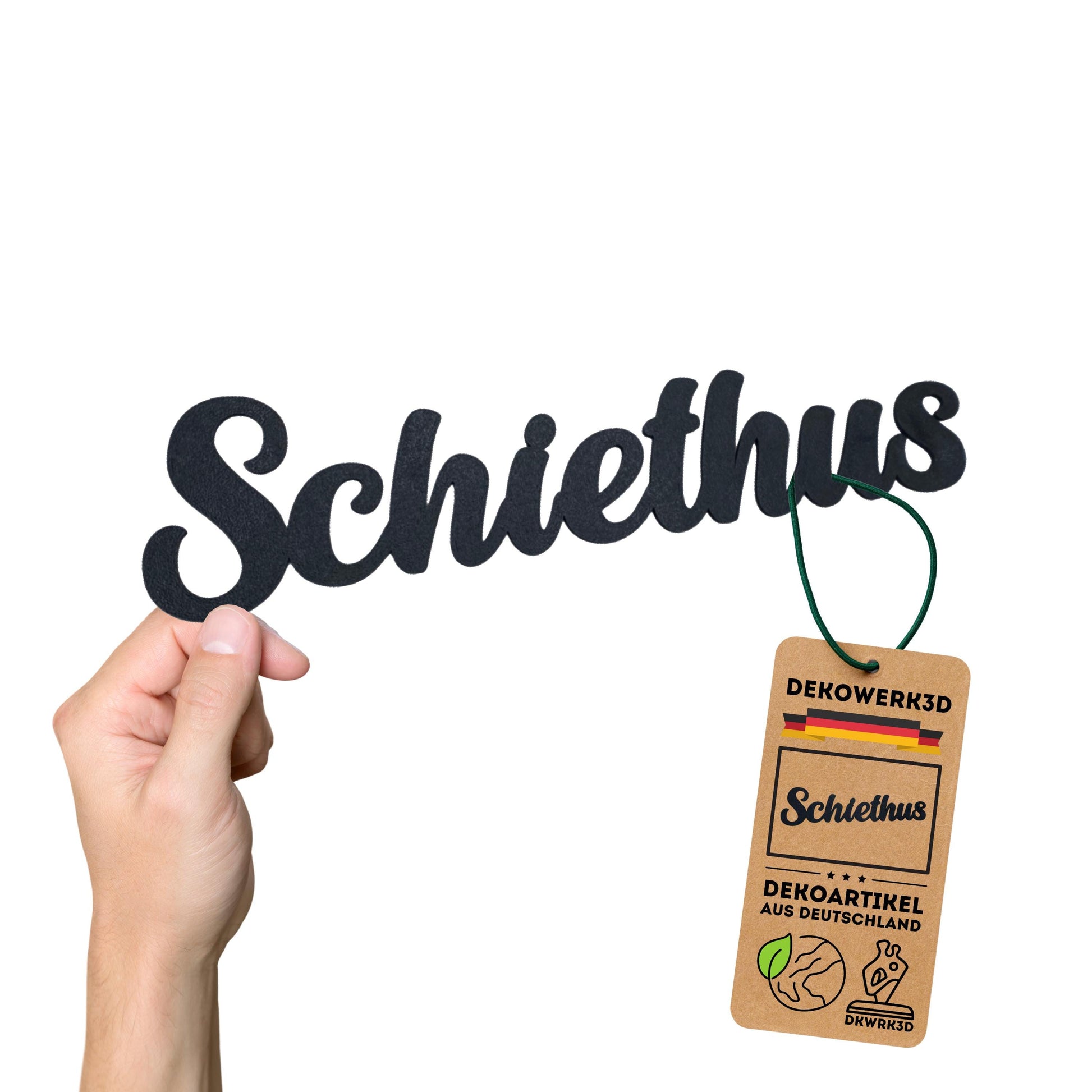 Klebendes Schiethus Türschild als moderne Türdekoration – Produktansicht 6